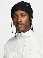 Nike Black Tall Cuff Futura Peak Beanie - Image 3 of 8