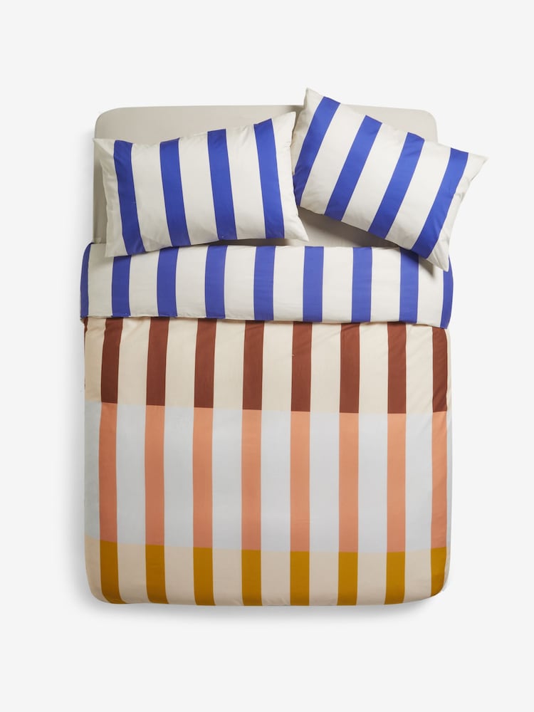 MADE.COM Multi Terri 180 Thread Count Duvet Cover and Pillowcase Set - Image 4 of 4