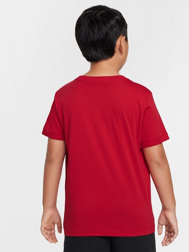 Nike Red Liverpool FC You'll Never Walk Alone T-Shirt - Image 2 of 6