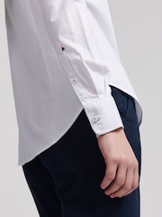 U.S. Polo Assn. White Womens Classic Fit Oxford 100% Cotton Shirt - Image 5 of 8