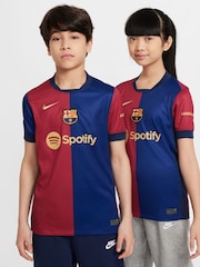 Nike Jr. FC Barcelona 24/25 Hjem / Til boligen Stadium Football Skjorter - Image 2 of 13