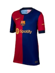 Nike Jr. FC Barcelona 24/25 Hjem / Til boligen Stadium Football Skjorter - Image 8 of 13