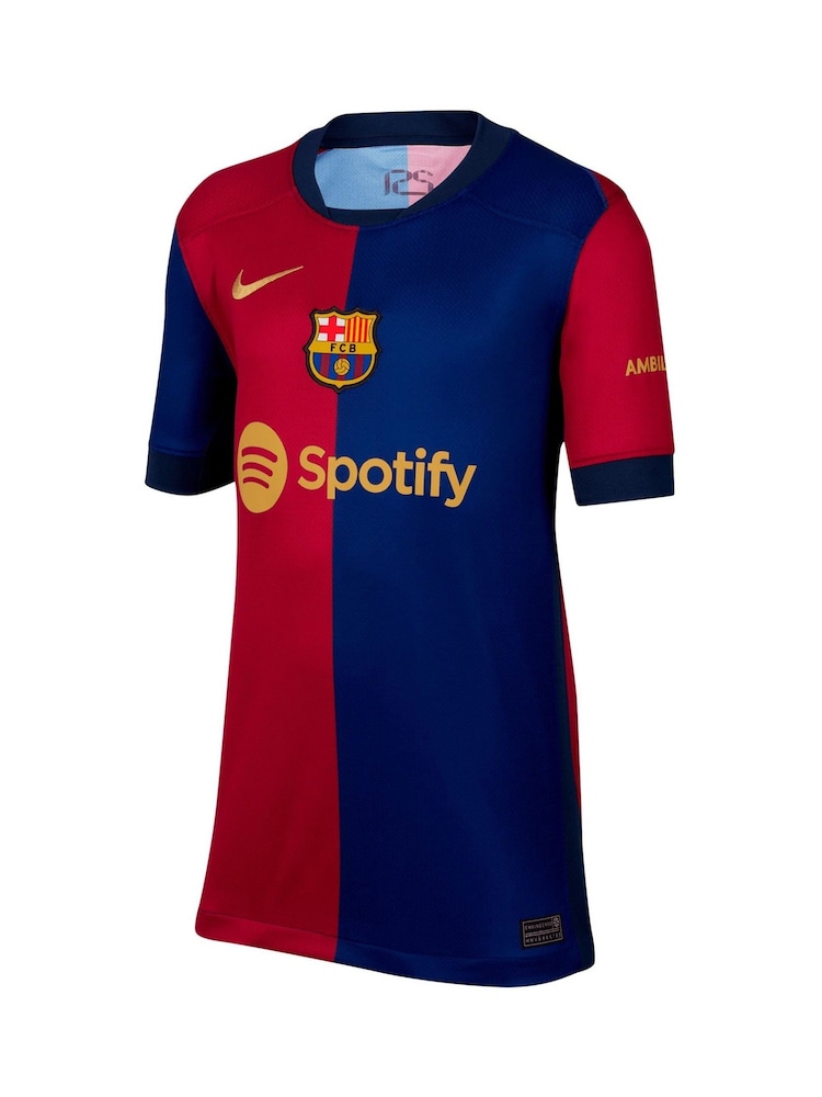 Nike Jr. FC Barcelona 24/25 Hjem / Til boligen Stadium Football Skjorter - Image 8 of 13