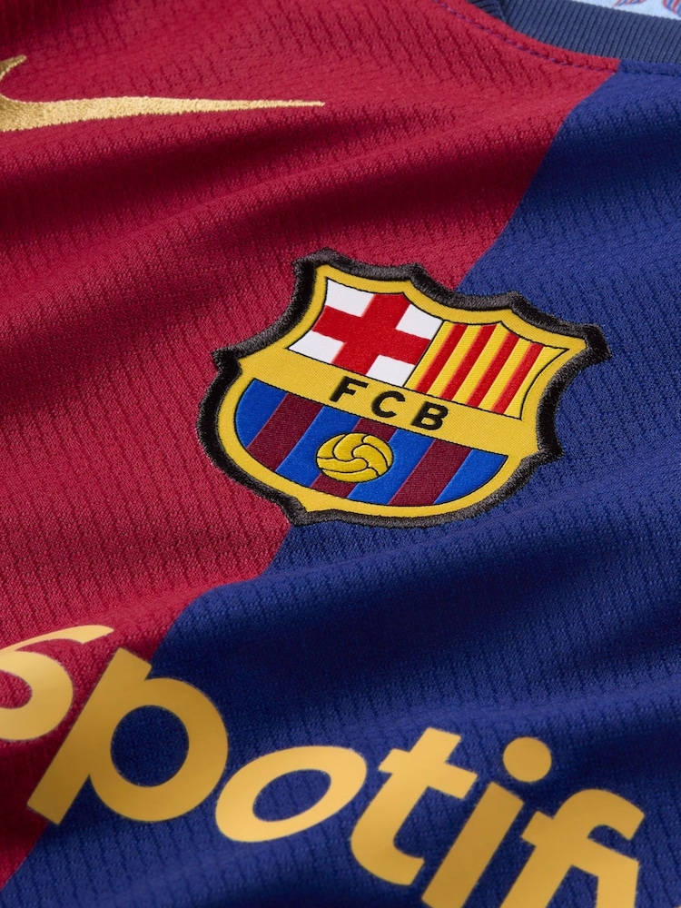 Nike Jr. FC Barcelona 24/25 Hjem / Til boligen Stadium Football Skjorter - Image 9 of 13
