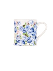 Cath Kidston Set of 4 Blue Mollie Mugs - Image 3 of 4