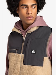 Quiksilver Cream Shallow Water Borg Gilet - Image 5 of 7