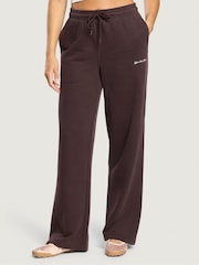 Gym + Coffee Brown Wide Leg Joggers - Image 1 of 5