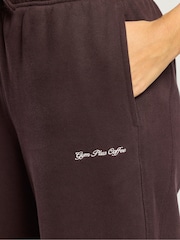 Gym + Coffee Brown Wide Leg Joggers - Image 3 of 5
