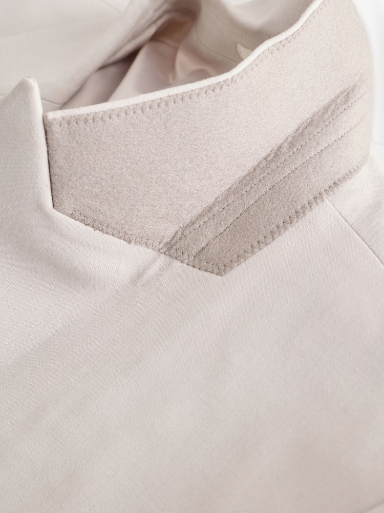 neutre - Skinny Fit Trimmed Satin Edge Smoking Veste - Image 9 of 10