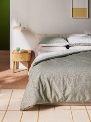 MADE.COM Grey Dotty 180 Thread Count Duvet Cover and Pillowcase Set - Image 1 of 4