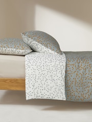 MADE.COM Grey Dotty 180 Thread Count Duvet Cover and Pillowcase Set - Image 2 of 4