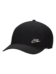 Nike Black Dri-FIT Club Structured Metal Logo Cap - Image 1 of 2