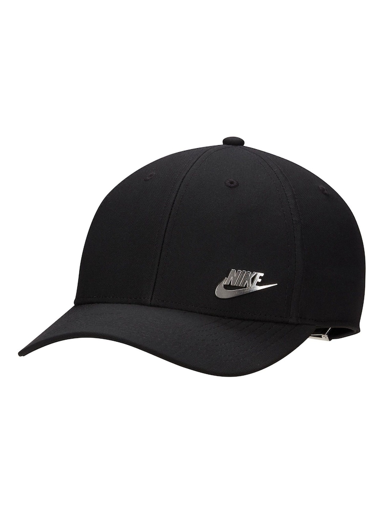 Nike Black Dri-FIT Club Structured Metal Logo Cap - Image 1 of 2