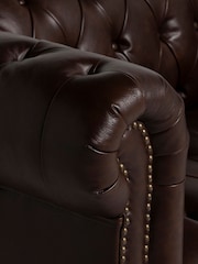 Barker and Stonehouse Brown Duchamp Leather 3 Seater Sofa - Image 4 of 6