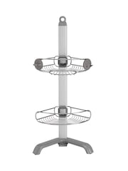 simplehuman Silver Corner Shower Caddy - Image 1 of 4