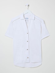 FatFace White Linen Shirt - Image 5 of 5