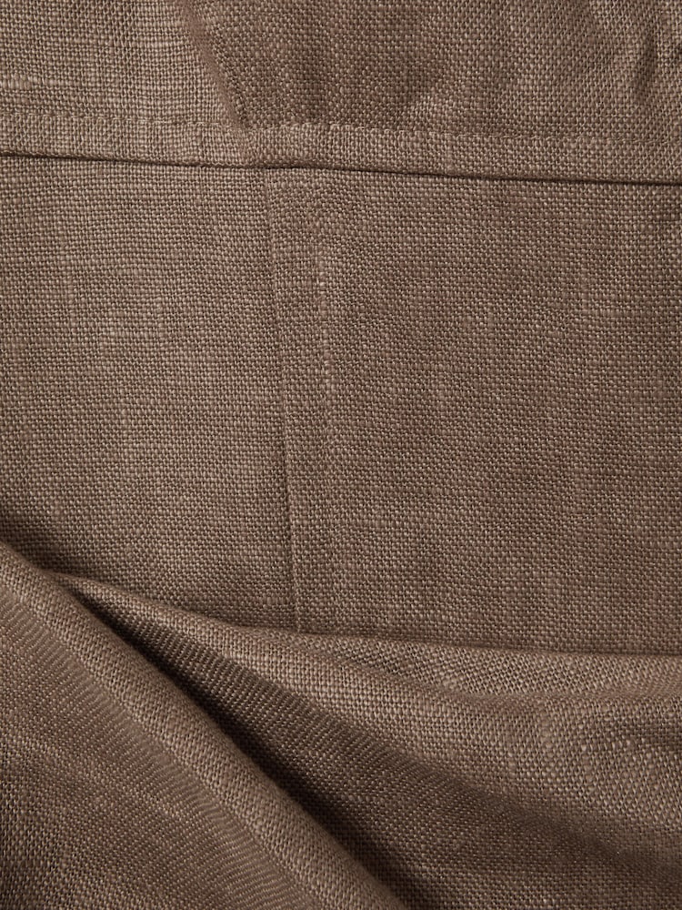 Braun - Reiss Piper Minikleid aus Leinen mit Faltenwurf - Bild 6 von 6 Braun - Reiss Piper Minikleid aus Leinen mit Faltenwurf - Bild 6 von 6