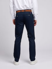 U.S. Polo Assn. Blue Mens Linen Blend Chinos - Image 4 of 6