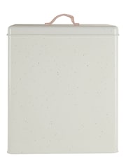 Maison by Premier Silver Sweet Heart Bread Bin - Image 1 of 4