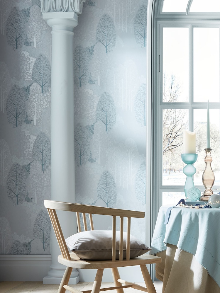 Graham & Brown Grey Scandiscape Wallpaper - Image 1 of 3
