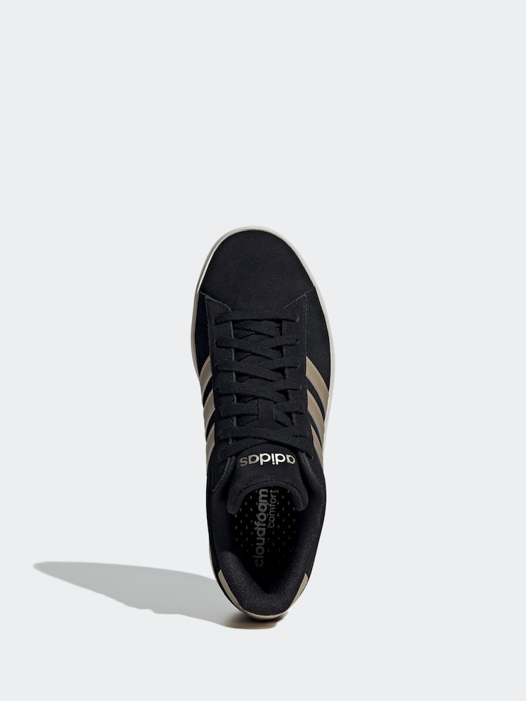 adidas Black/Pewter Grand Court 2.0 Trainers - Image 4 of 8