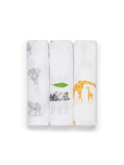 Panda London 3 Pack Origami 100% Bamboo Viscose Muslins - Image 2 of 4