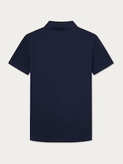 Hackett London Men Blue Short Sleeve Polo Shirt - Image 2 of 3