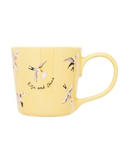 Cath Kidston Set of 4 Yellow Love Birds Dolly Mugs - Image 2 of 4