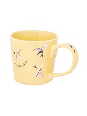Cath Kidston Set of 4 Yellow Love Birds Dolly Mugs - Image 3 of 4