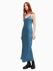 AllSaints Blue Bryony Dress - Image 2 of 6