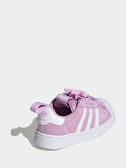 adidas Originals Lilac Purple Superstar 360 Comfort Closure Kids Trainers - Image 4 of 9