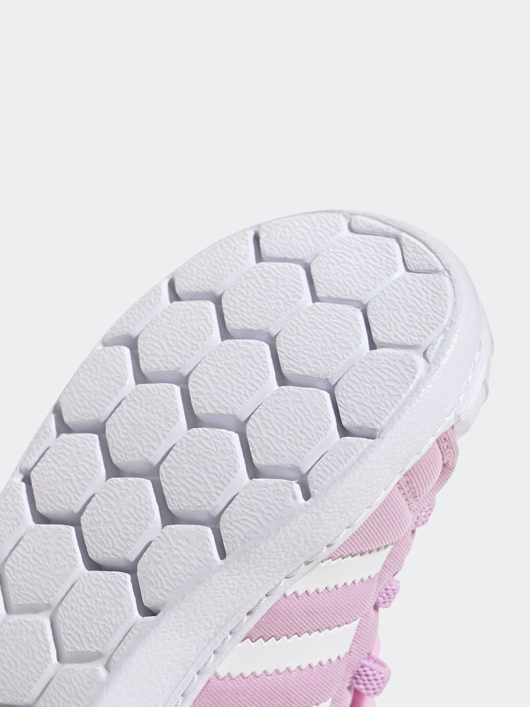adidas Originals Lilac Purple Superstar 360 Comfort Closure Kids Trainers - Image 9 of 9