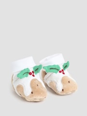 JoJo Maman Bébé Natural Pudding 3-Pack Socks - Image 1 of 4