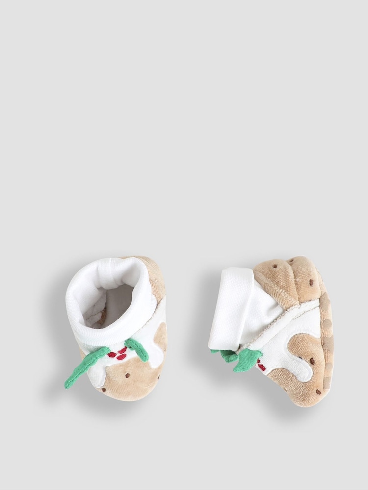 JoJo Maman Bébé Natural Pudding 3-Pack Socks - Image 4 of 4