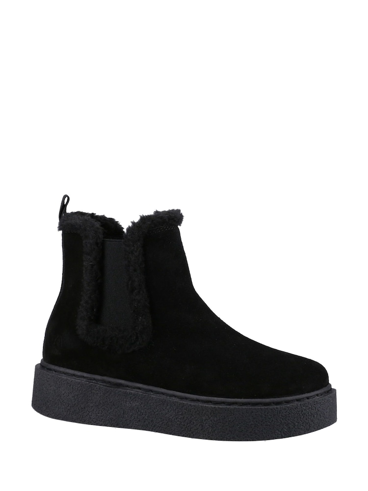 Negru - Hush Puppies Bella Ankle Cizme - Image 1 of 4