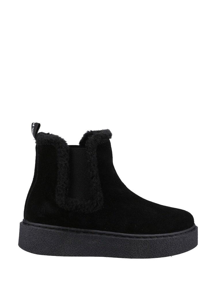 Negru - Hush Puppies Bella Ankle Cizme - Image 4 of 4