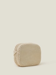 Accessorize Cream Macramé Camera Bag - Image 3 of 3