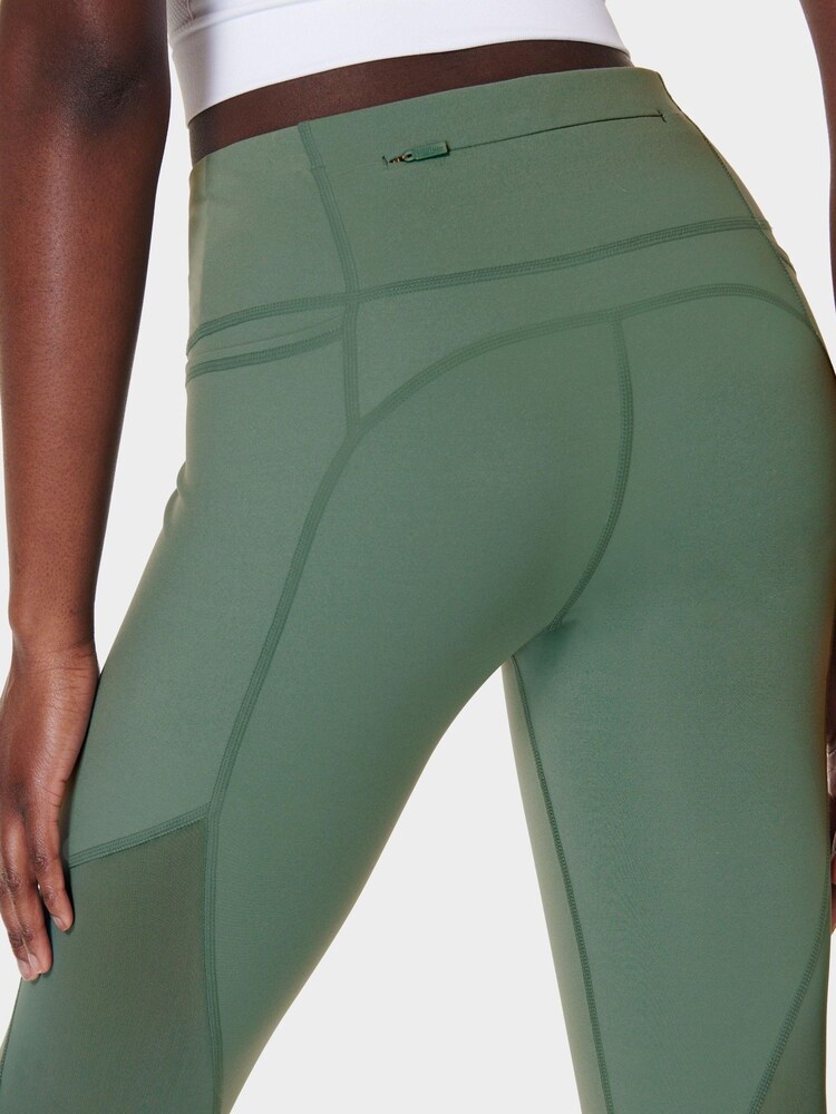 Sweaty Betty Cool Forest Green Full Length Aerial Core Workout Leggings - Image 11 of 11 Sweaty Betty Cool Forest Green Full Length Aerial Core Workout Leggings - Image 11 of 11