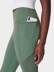 Прохладный лесной зеленый - Леггинсы Sweaty Betty Core Workout - Image 5 of 11
