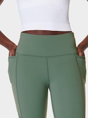 Прохладный лесной зеленый - Леггинсы Sweaty Betty Core Workout - Image 7 of 11