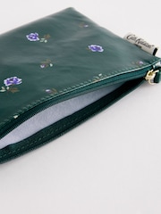 Зеленый - Cath Kidston Zip-Up 100% Cotton Purse - Image 3 of 5