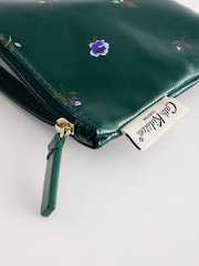 Зеленый - Cath Kidston Zip-Up 100% Cotton Purse - Image 4 of 5