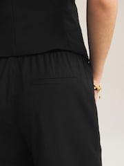 Black Elasticated Back Wide Leg Trousers - Image 6 of 8