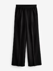 Black Elasticated Back Wide Leg Trousers - Image 7 of 8