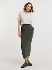 JD Williams Green Soft Pull-On Cargo Skirt - Image 1 of 4