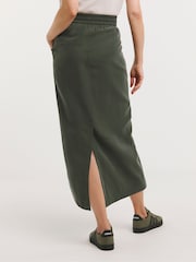 JD Williams Green Soft Pull-On Cargo Skirt - Image 2 of 4