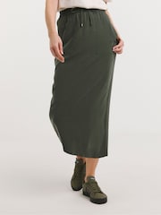 JD Williams Green Soft Pull-On Cargo Skirt - Image 4 of 4