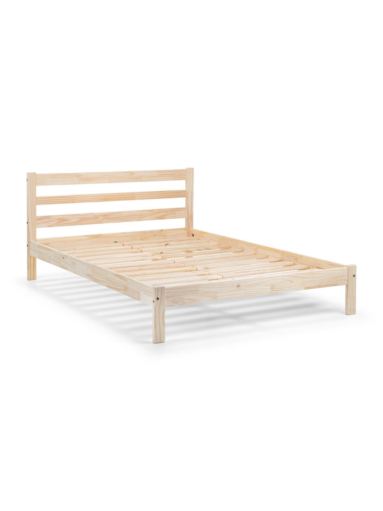 Julian Bowen Unfinished Pine Sami Wooden Bed - Image 2 of 6