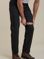 Mountain Warehouse Black Convertible Walking Trousers - Image 1 of 4