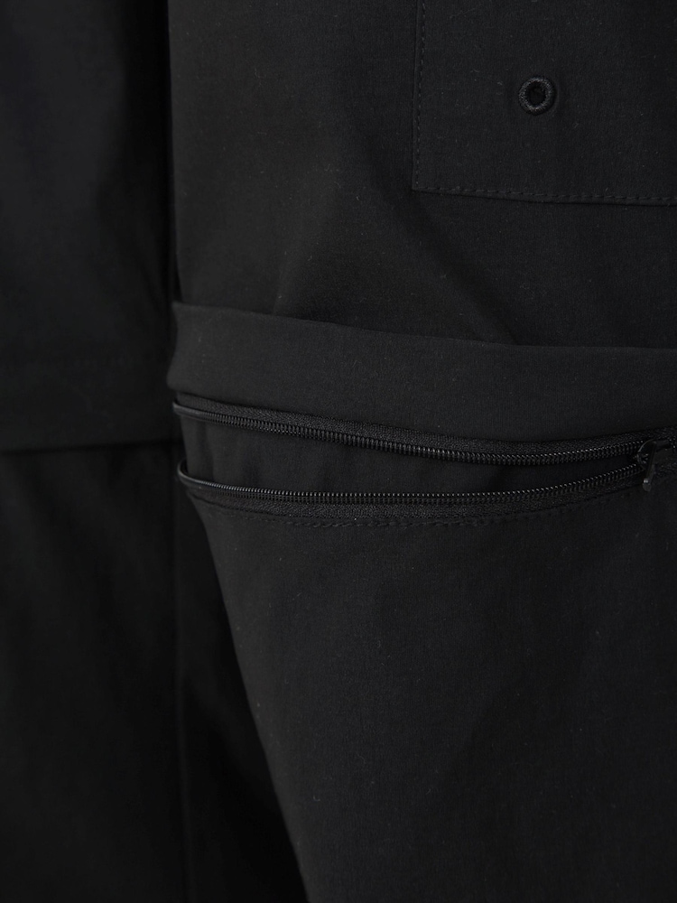 Mountain Warehouse Black Convertible Walking Trousers - Image 4 of 4